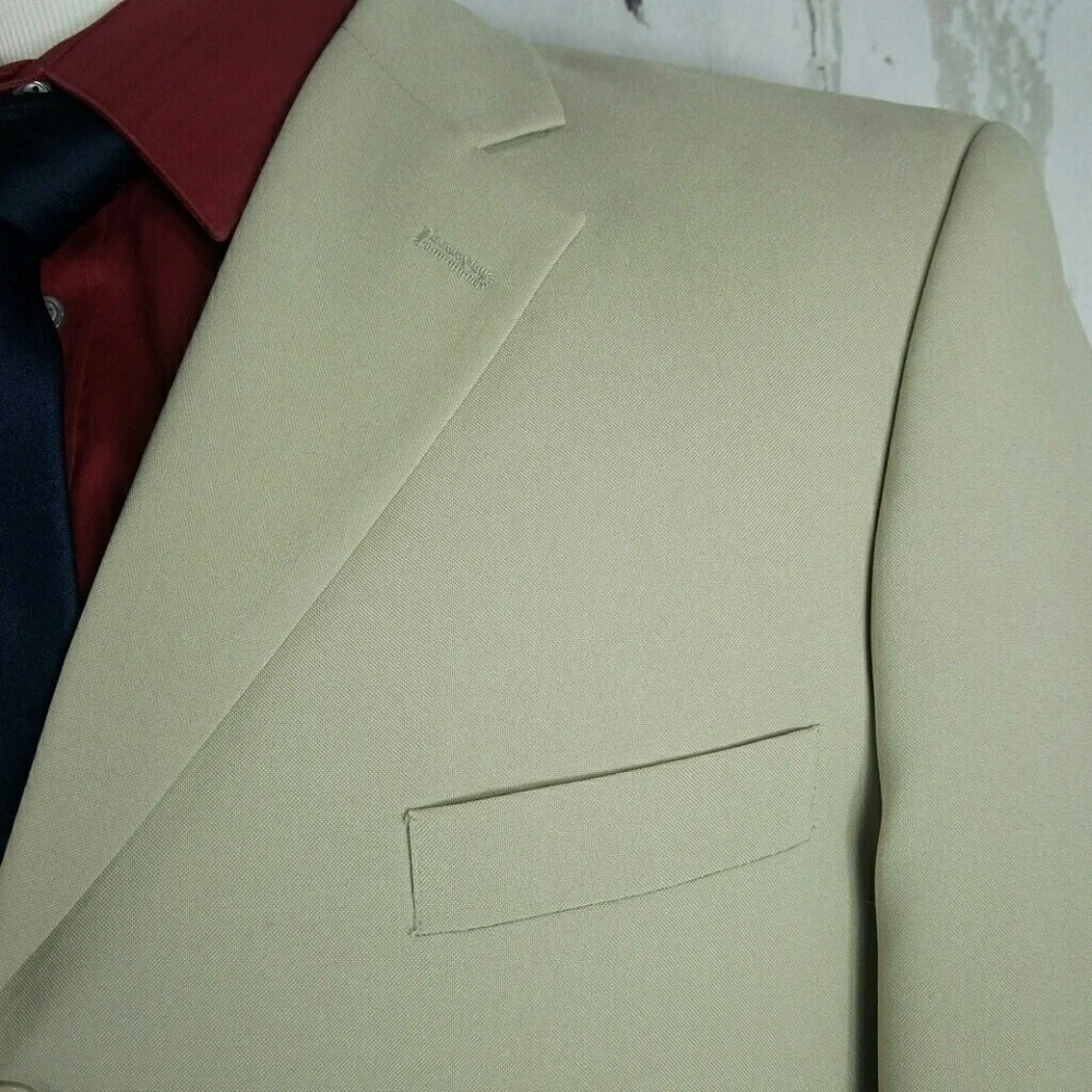 Giorgio Cerruti 40L Beige Suit blazer Sports Coat